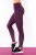 OMBRE burgundi leggings XS