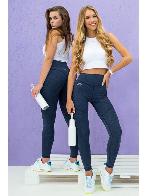 JUST sötétkék leggings S M L