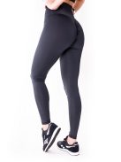 PUSH UP fekete leggings XS