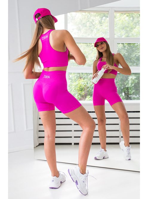 SEAMLESS HOT biker pink S L