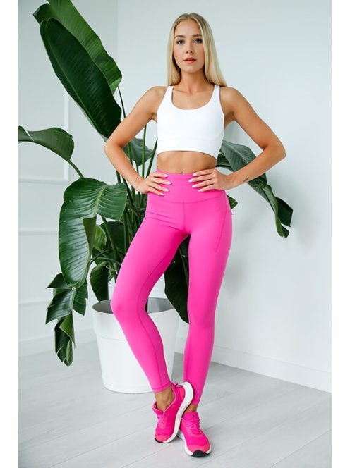 FOLLOW leggings zsebbel pink S M L