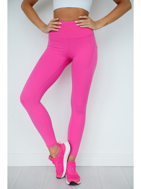 FOLLOW leggings zsebbel pink S M L