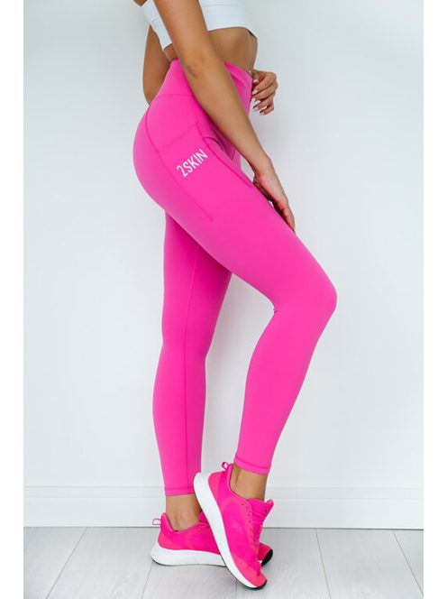 FOLLOW leggings zsebbel pink S M L