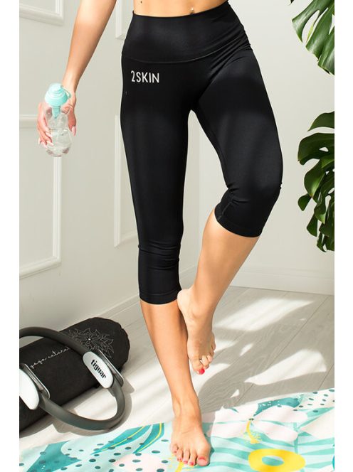 Extra Soft Capri Leggings fekete