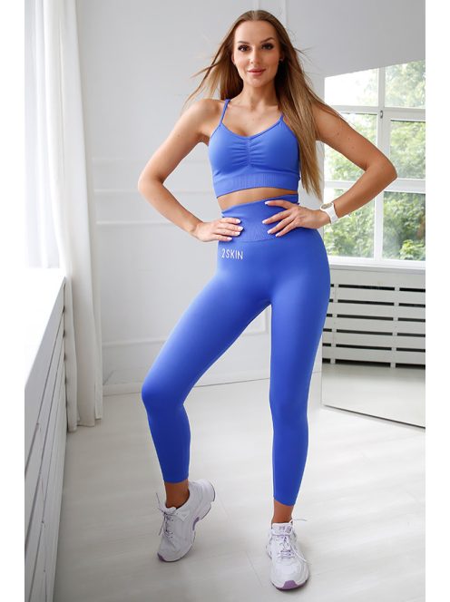 SEAMLESS SQUAT kék leggings M