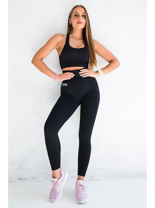 SEAMLESS BLACKNESS fekete leggings S