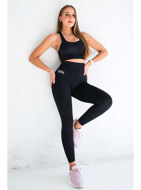 SEAMLESS BLACKNESS fekete leggings S