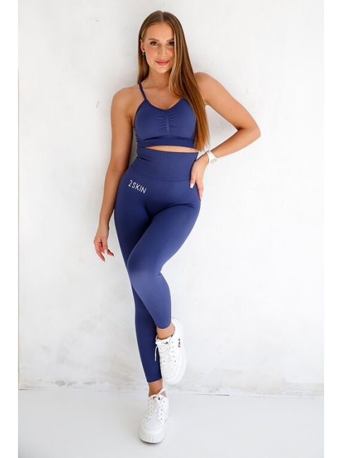 SEAMLESS SQUAT sötétkék leggings S M L