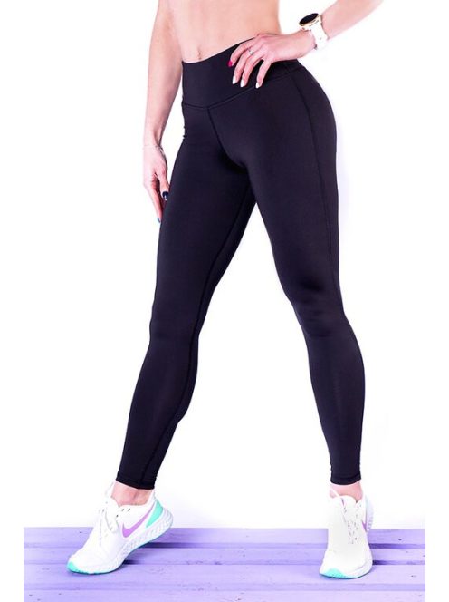 BLACK HEART fekete leggings S M