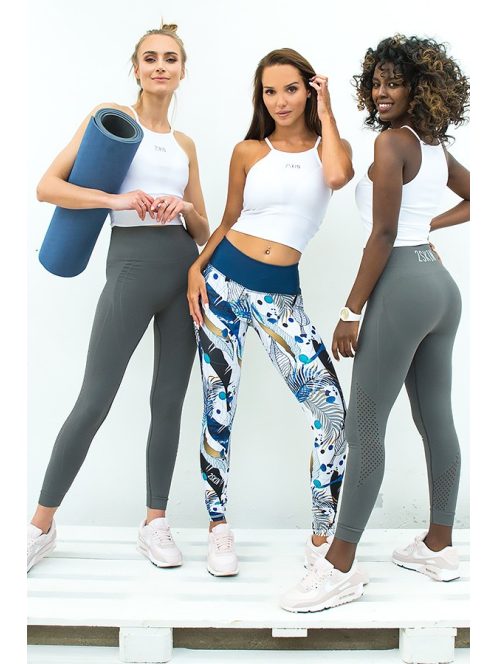 SEAMLESS GYM szürke leggings L